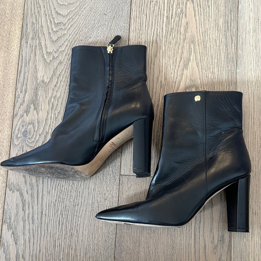 Tory Sport Black Heeled Boots